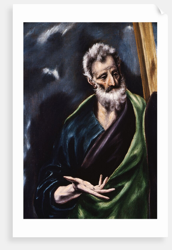 Detail of Saint Andrew by El Greco