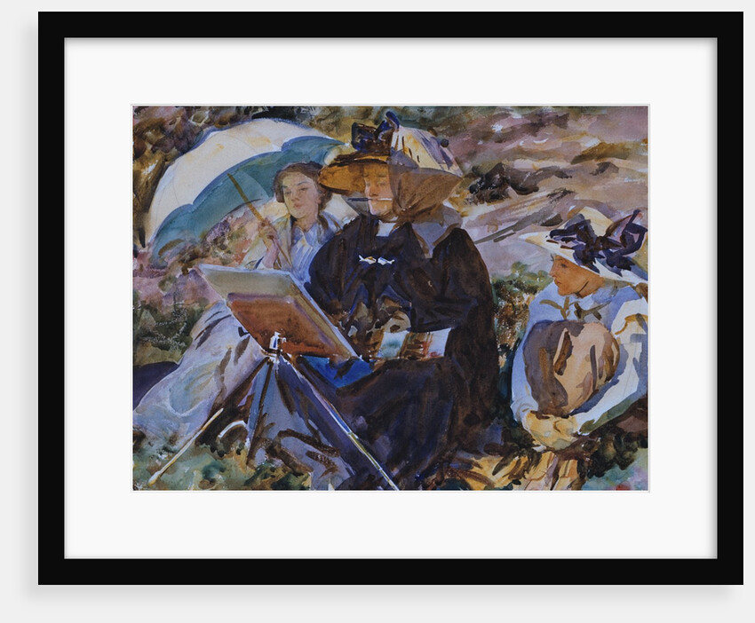 Simplon Pass: The Lesson by John Singer Sargent
