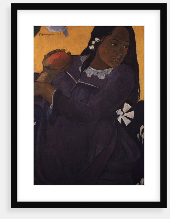 Woman with a Mango by Paul Gauguin