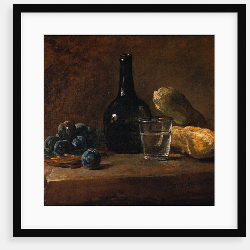Still Life with Plums by Jean-Simeon Chardin