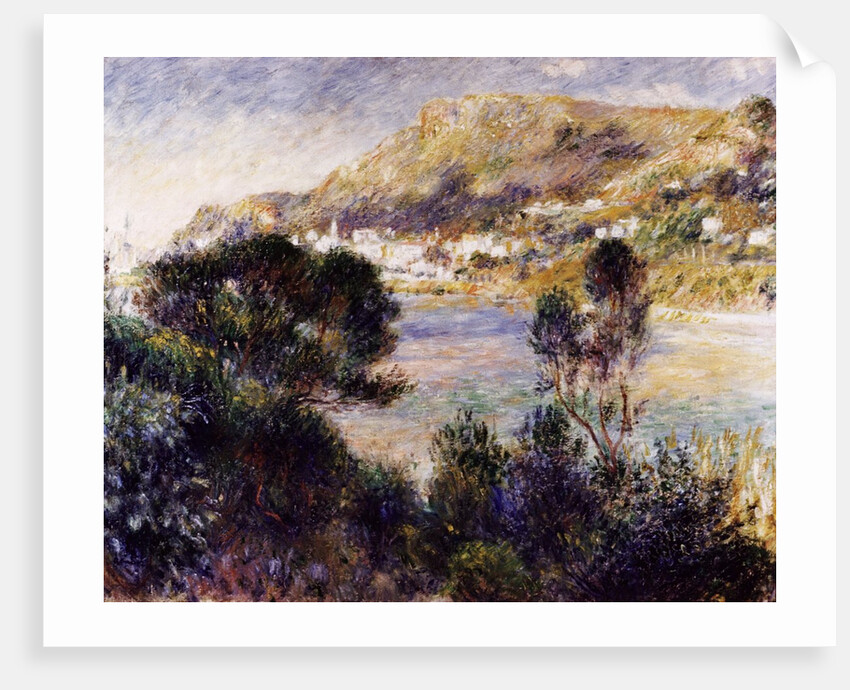 View from Cap Martin of Monte Carlo by Pierre Auguste Renoir
