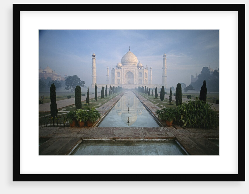 Taj Mahal and Reflecting Pools by Anonymous