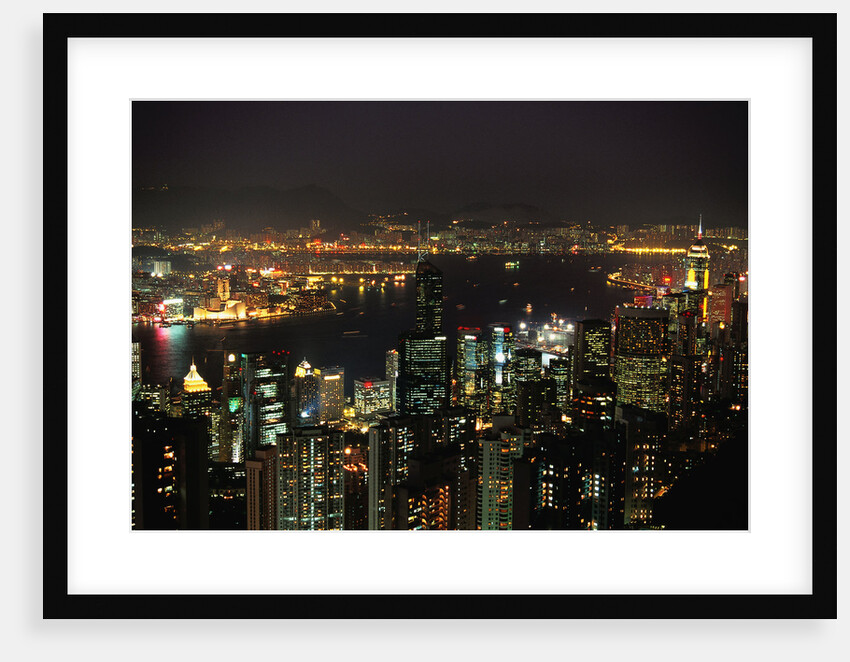 Hong Kong at Night by Anonymous