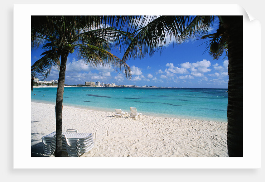 Lounge Chairs on Beach at Club Med by Anonymous