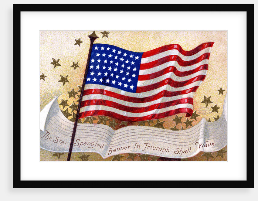 The Star Spangled Banner in Triumph Shall Wave Postcard by Anonymous