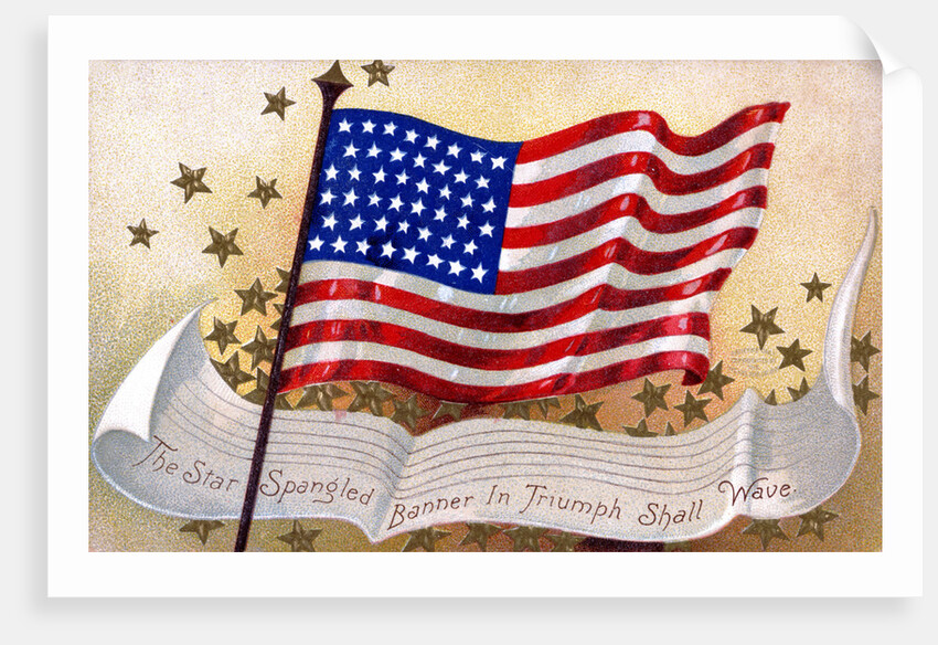 The Star Spangled Banner in Triumph Shall Wave Postcard by Anonymous