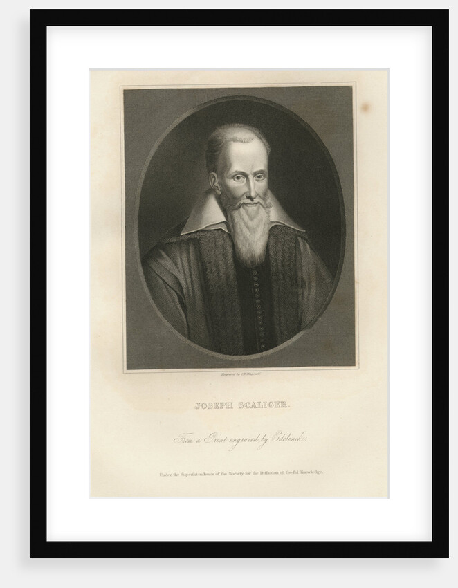 Engraved Portrait of Joseph Justus Scaliger by Anonymous