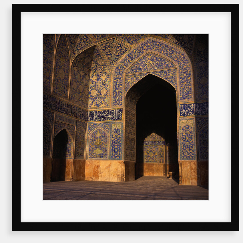 Interior of Masjed-e Imam Mosque by Anonymous