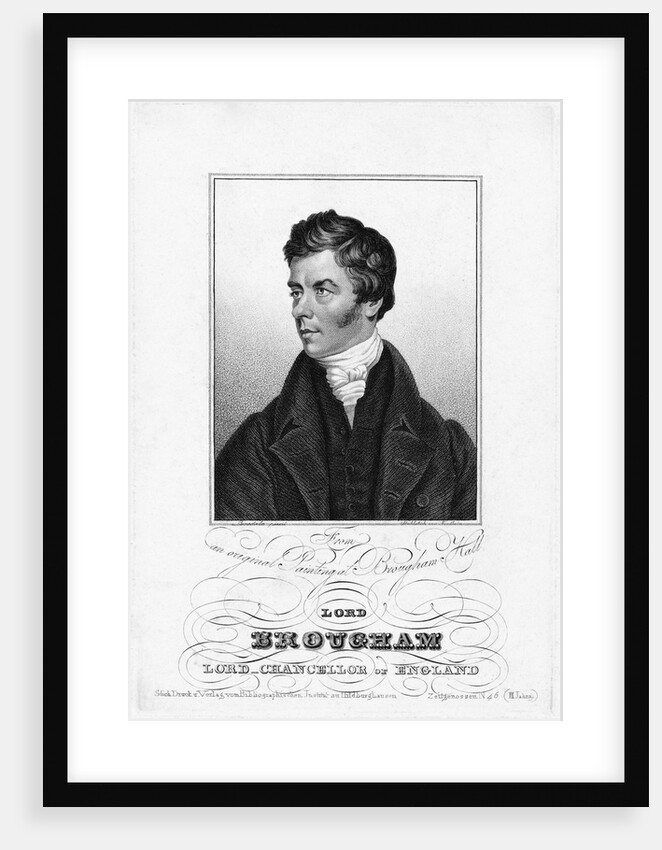 Lord Brougham, Lord Chancellor of England by Anonymous