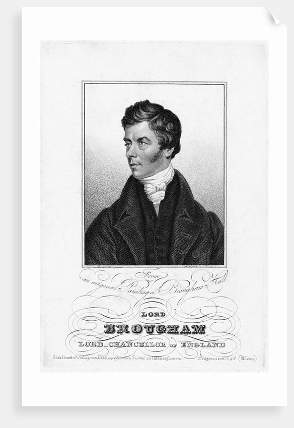 Lord Brougham, Lord Chancellor of England by Anonymous
