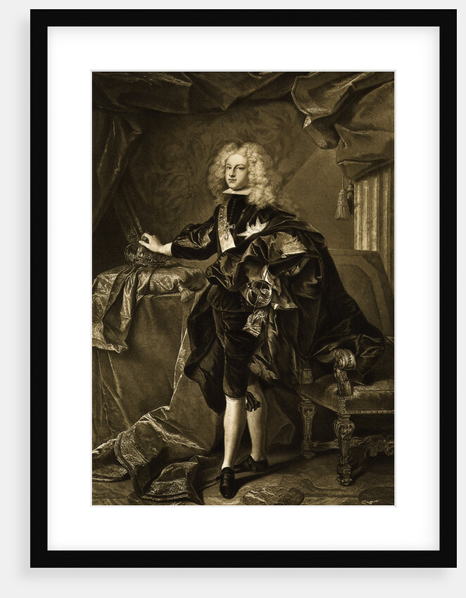 Portrait of Philip V, King of Spain by Hyacinthe Rigaud