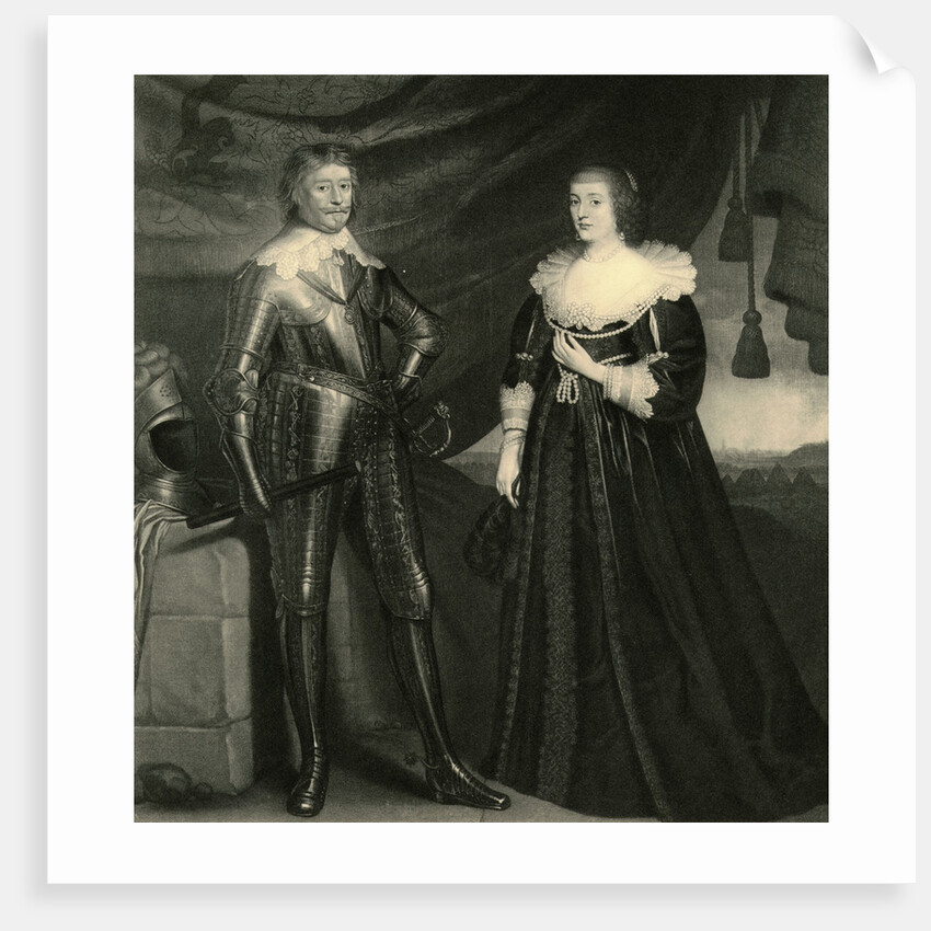 Portrait of Frederick Henry, Prince of Orange, and His Wife Amalia, Countess of Von Solms by Gerard Honthorst