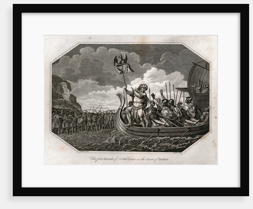 The First Descent of Julius Caesar on the Coast of Britain by Anonymous