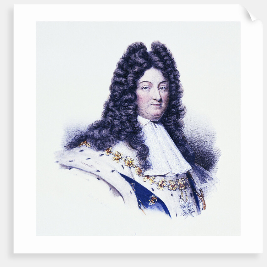 Portrait of Louis XIV, King of France by Anonymous