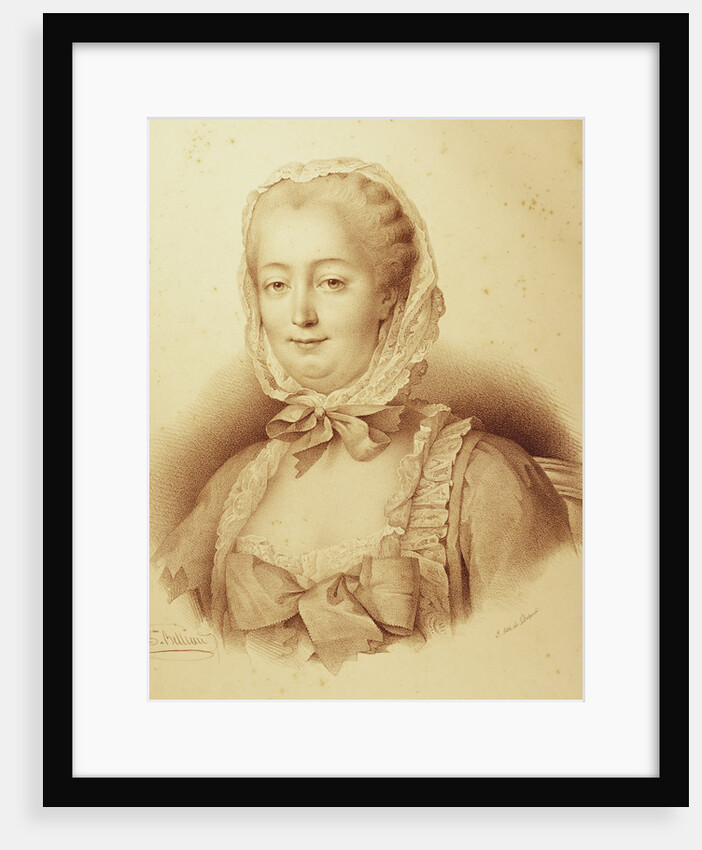 Print Depicting Madame de Pompadour by Anonymous