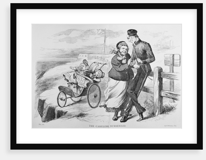 The Careless Nursemaid Political Cartoon by Anonymous