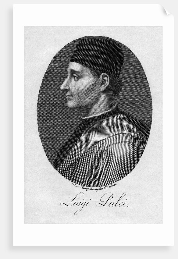 Luigi Pulci Engraving by Anonymous