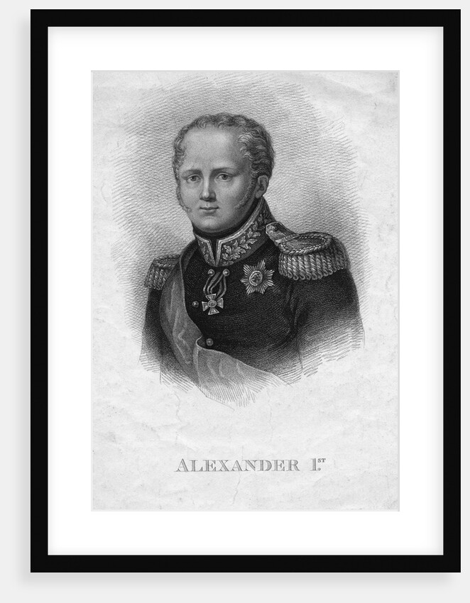 Alexander I 19th-Century Engraving by Anonymous