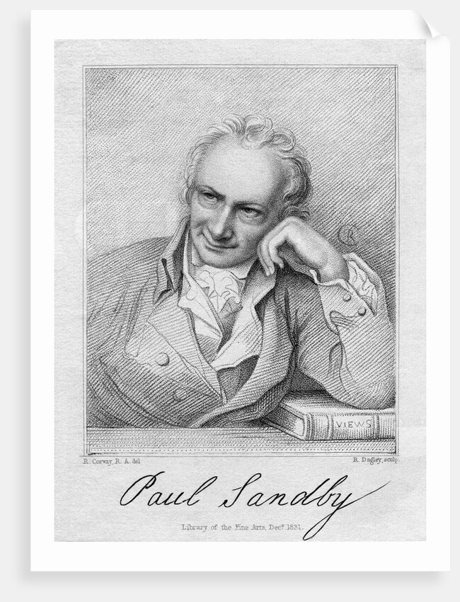 Paul Sandby 19th-Century English Engraving by Anonymous