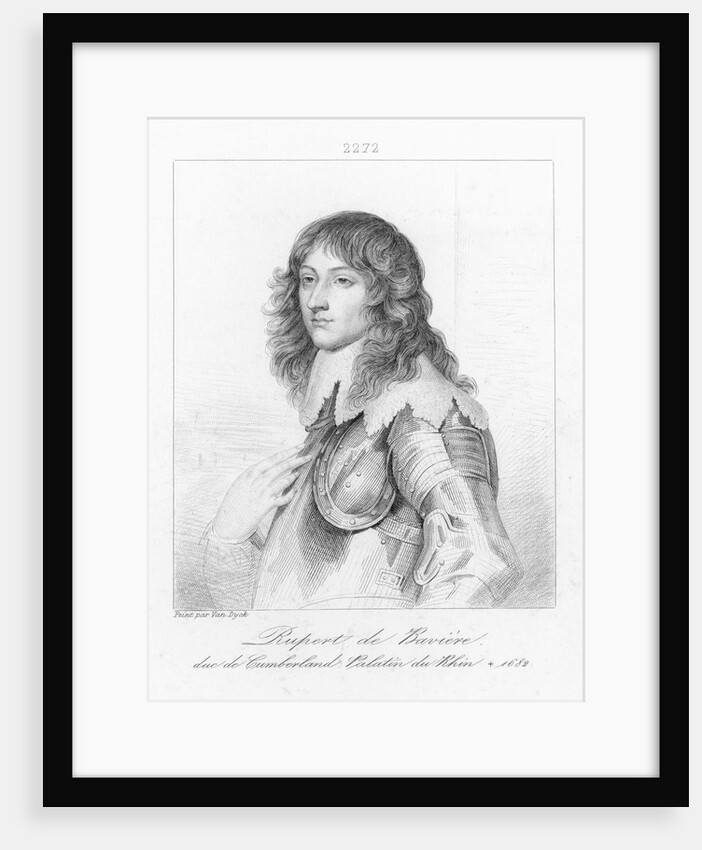 Portrait of Prince Rupert of Bavaria by Anonymous