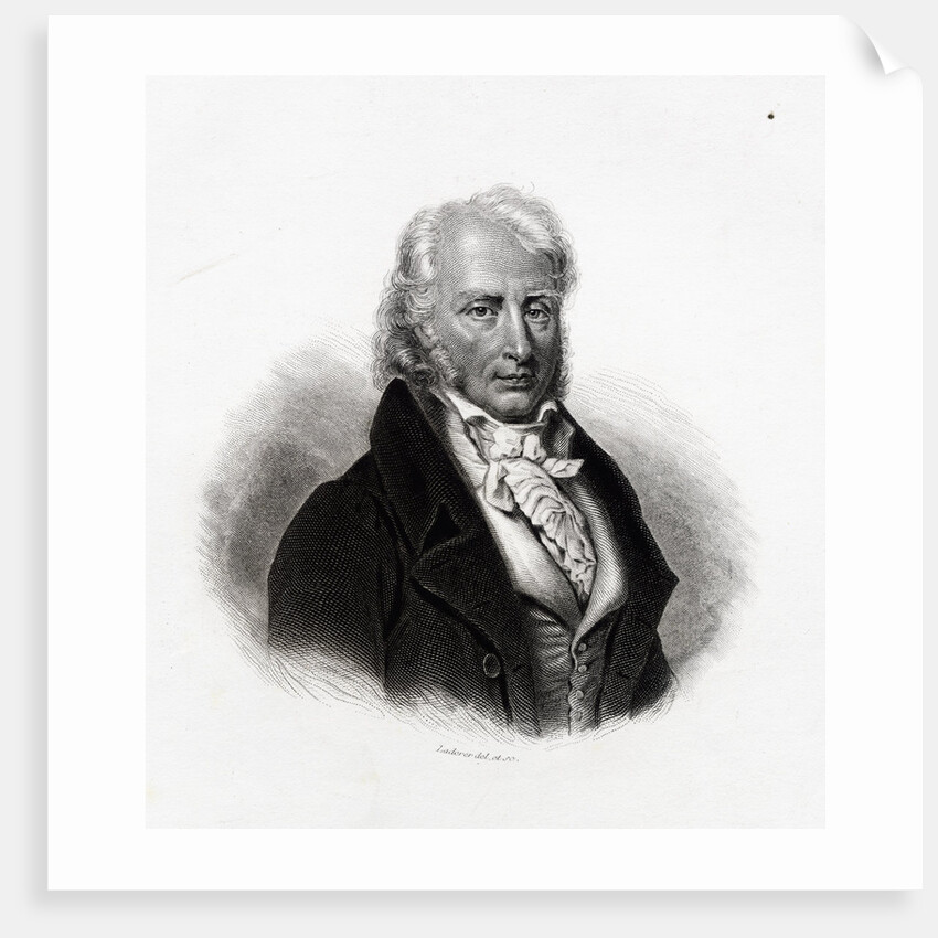 Benjamin Constant de Rebecque Engraving by Anonymous