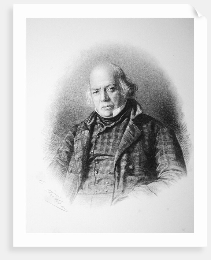 Pierre Jean de Beranger Engraving by Charles Jeremie Fuhr