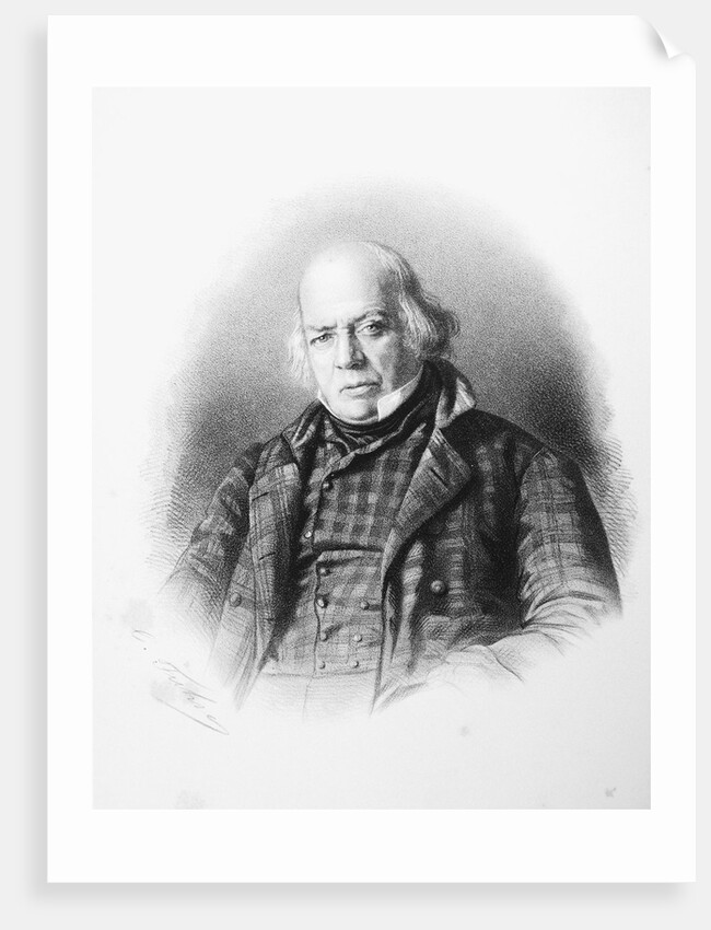 Pierre Jean de Beranger Engraving by Charles Jeremie Fuhr