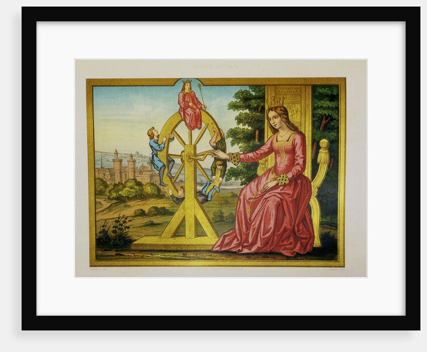 The Wheel of Fortune Color Print by Anonymous