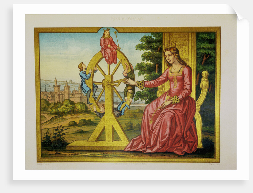 The Wheel of Fortune Color Print by Anonymous