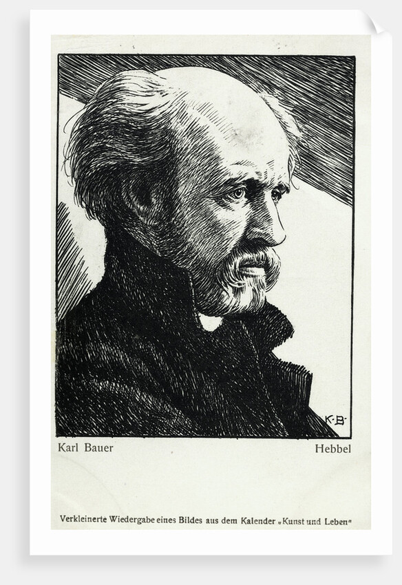 Hebbel by Karl Bauer