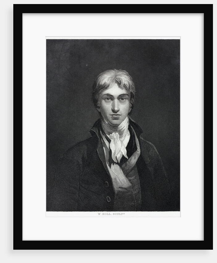 Engraving by W. Holl after Self-Portrait by Joseph Mallord William Turner
