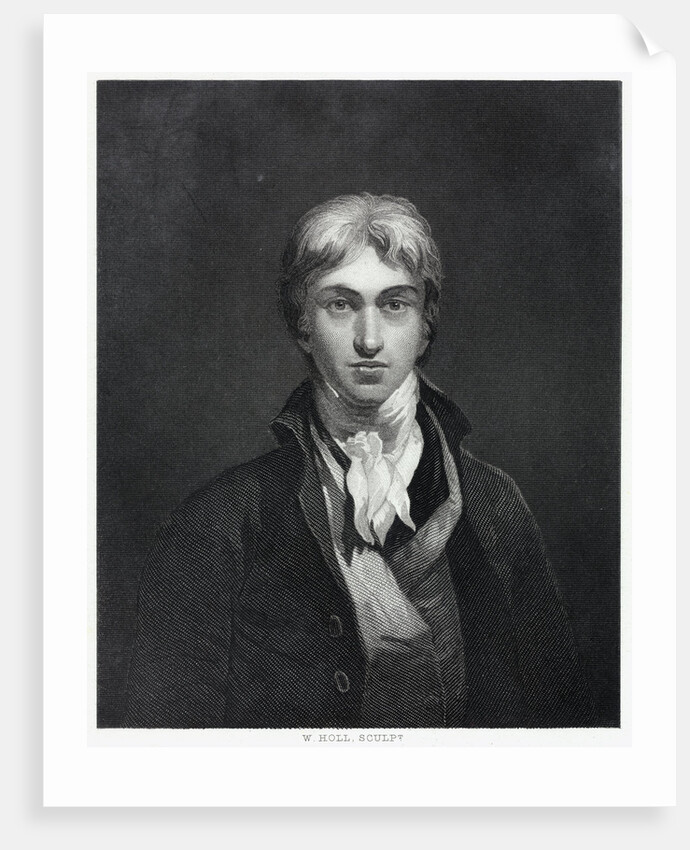 Engraving by W. Holl after Self-Portrait by Joseph Mallord William Turner