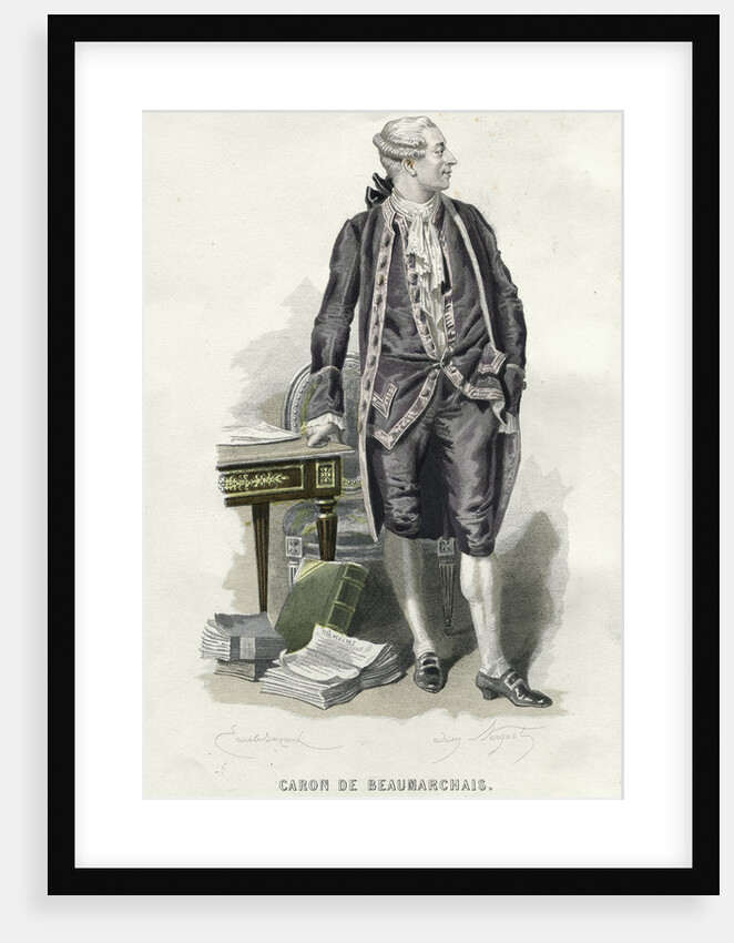 Caron de Beaumarchais by Emile Bayard