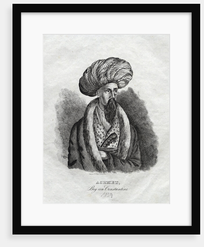 Achmet, Bey von Constantine Illustration by Anonymous