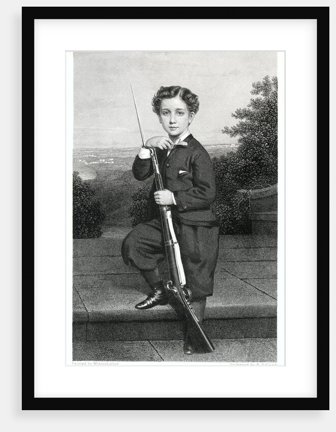The Prince Imperial Engraving by Henry Adlard