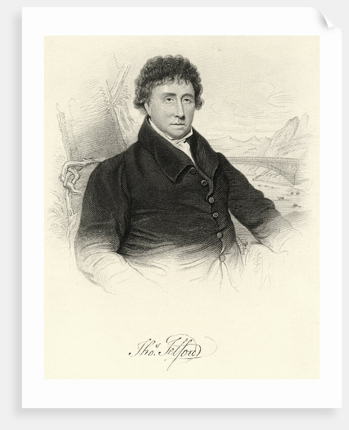 Portrait Engraving of Thomas Telford by Anonymous
