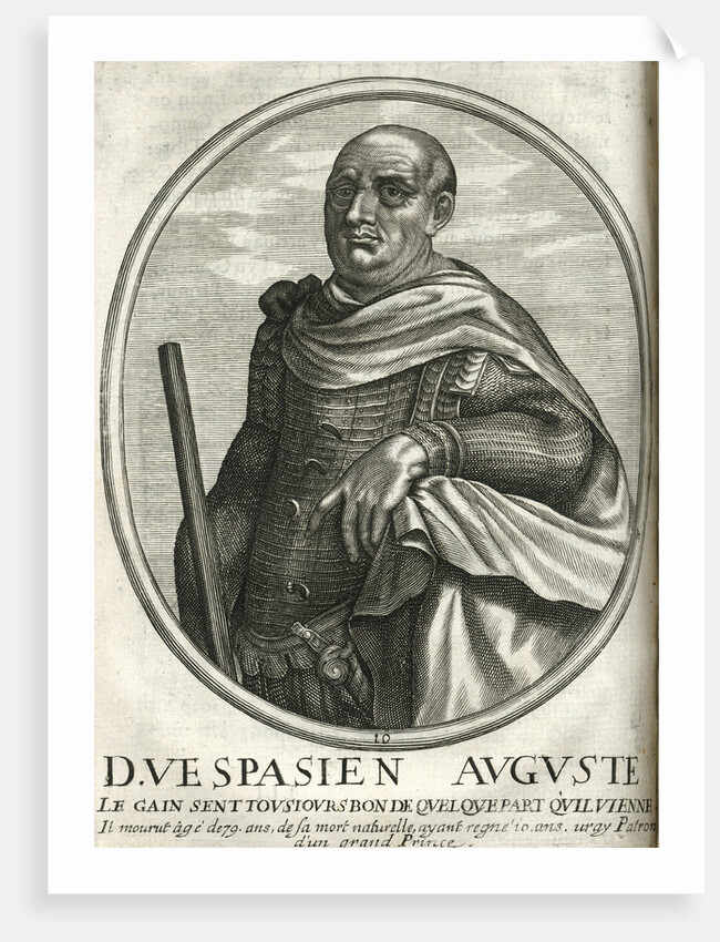 D.Vespasien Augustea Engraving by Anonymous