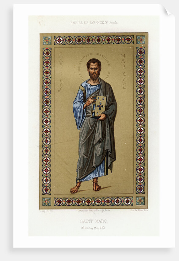 Book Illustration of Saint Mark by Corbis