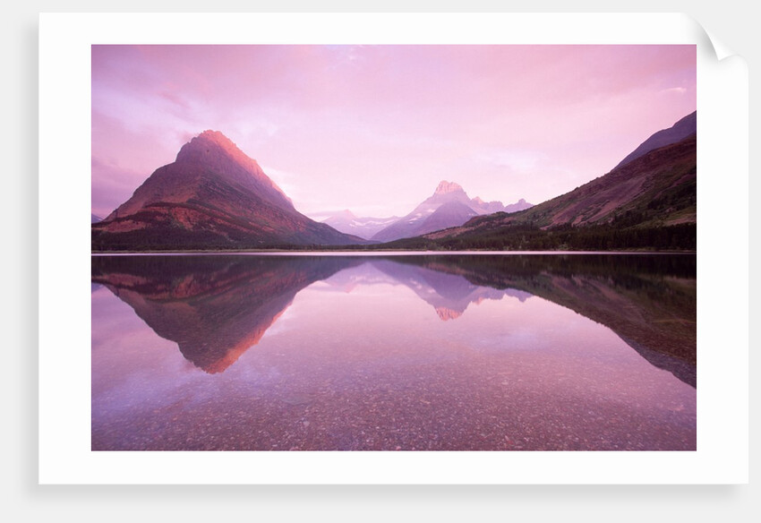 Serene lake in Montana by Anonymous