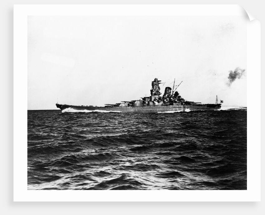 Japanese battleship Yamato. by Anonymous