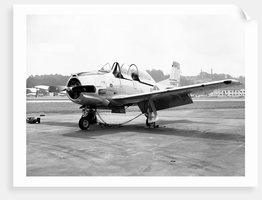 Air Force Trainer T-28 by Anonymous