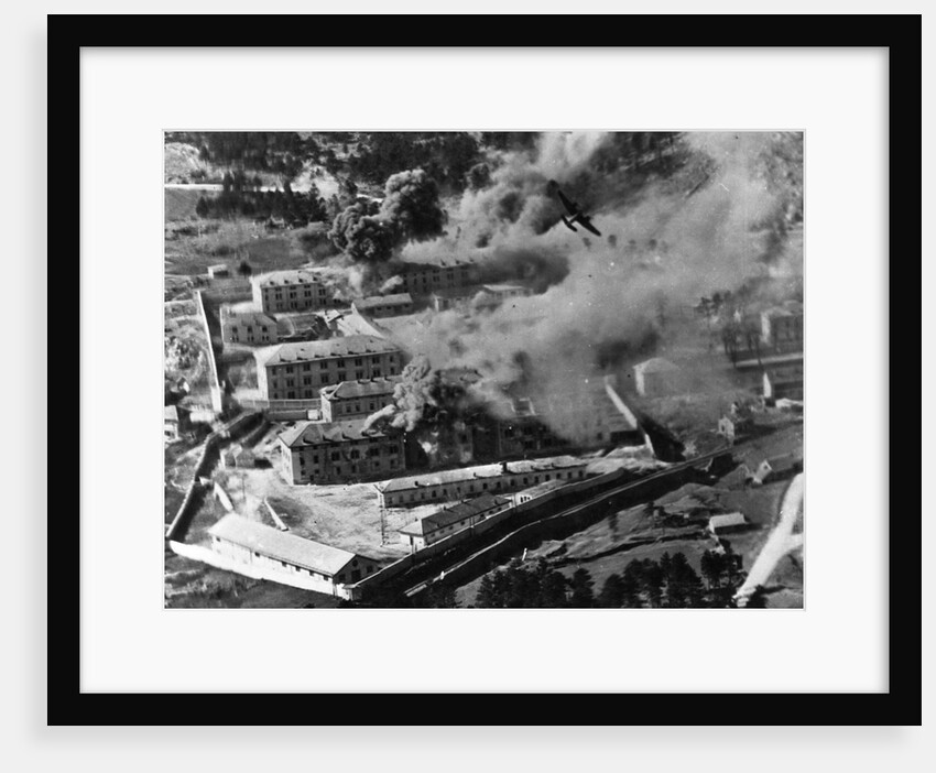 R.A.F. Air Raid on Italy by Anonymous