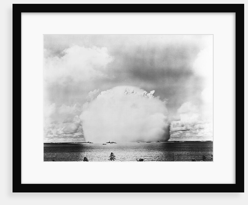 Mushroom Cloud from Baker Atomic Bomb Test by Anonymous