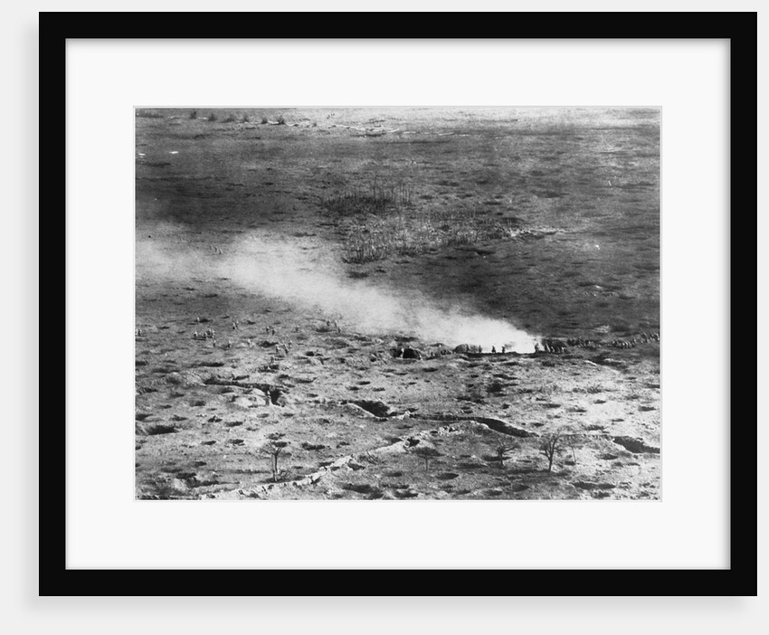 Aerial View of Battle of the Somme by Anonymous