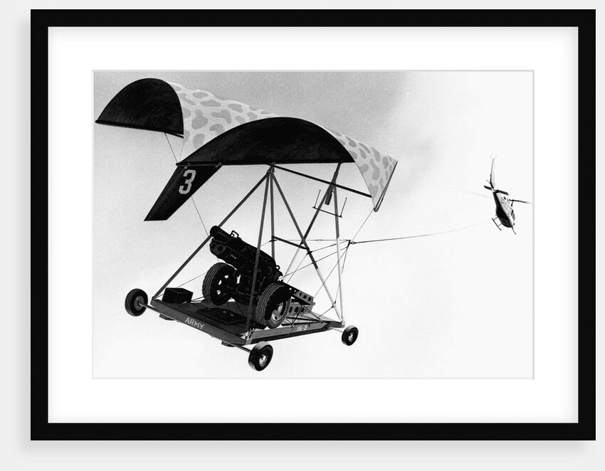 LUG Flex-wing Light Utility Glider Carrying Field Gun by Anonymous