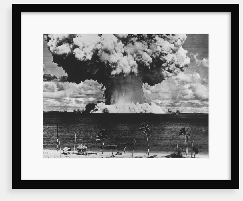 Nuclear Test Cloud in Pacific by Anonymous