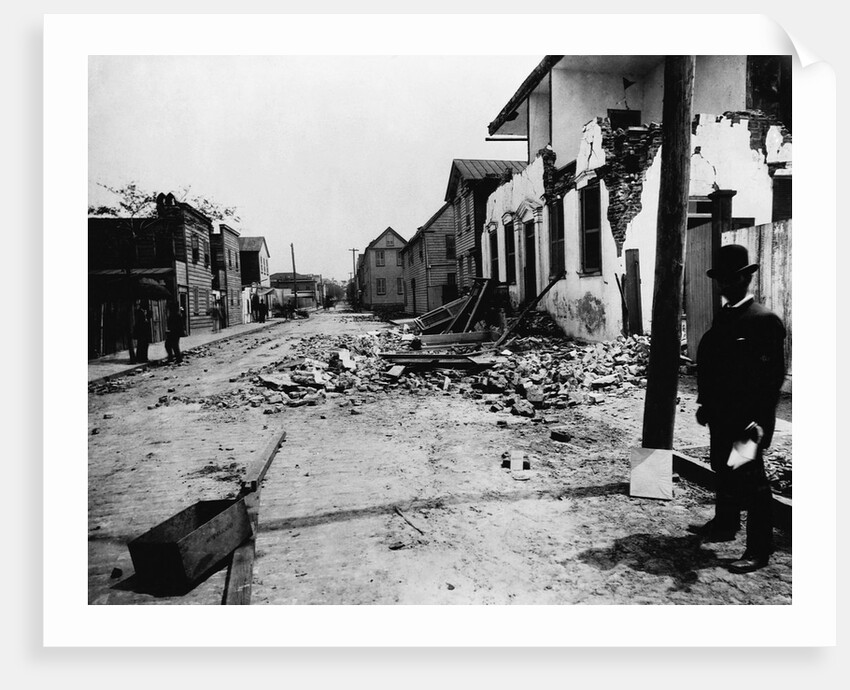 Damage Caused by the 1886 Earthquake by Anonymous