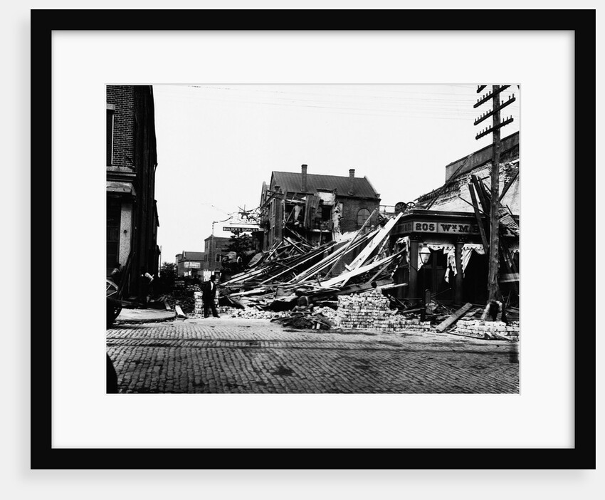 Building Destroyed by 1886 Earthquake by Anonymous