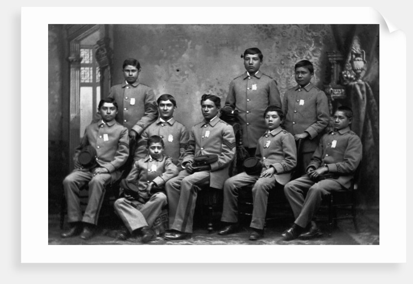 Native American Boys at Carlisle School by Anonymous