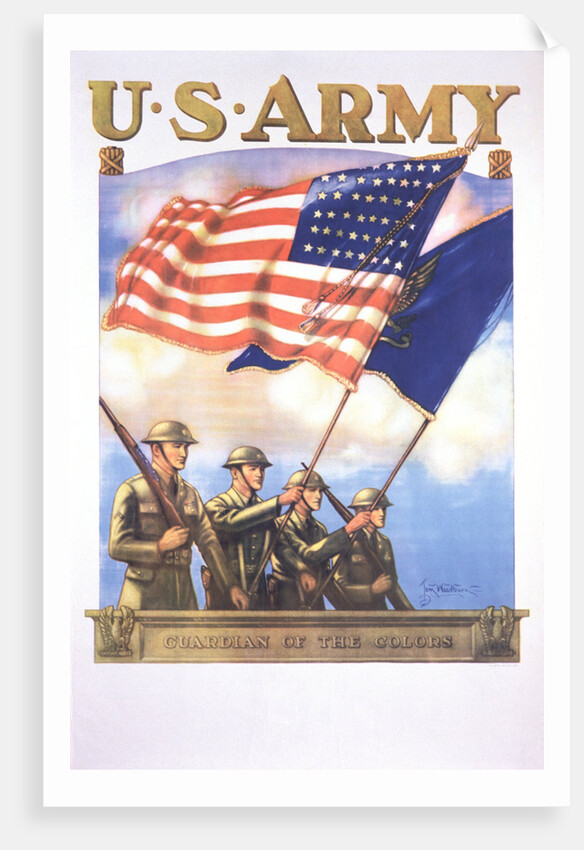 U.S. Army - Guardians of the Colors Poster by Tom Woodburn